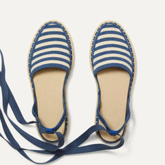 The D'Orsay Espadrille - Deep Sea Stripe