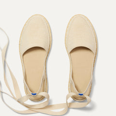 The D'Orsay Espadrille - Seashell