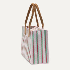 The Classic Tote - Watermelon Market Stripe