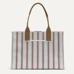 The Classic Tote - Watermelon Market Stripe