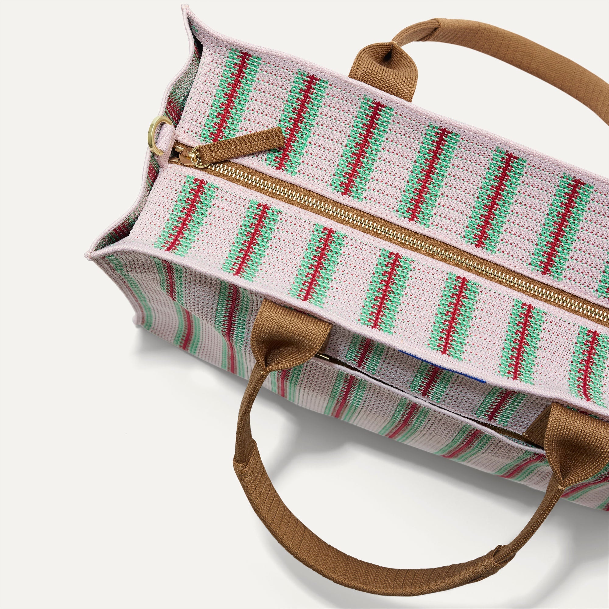 The Classic Tote - Watermelon Market Stripe