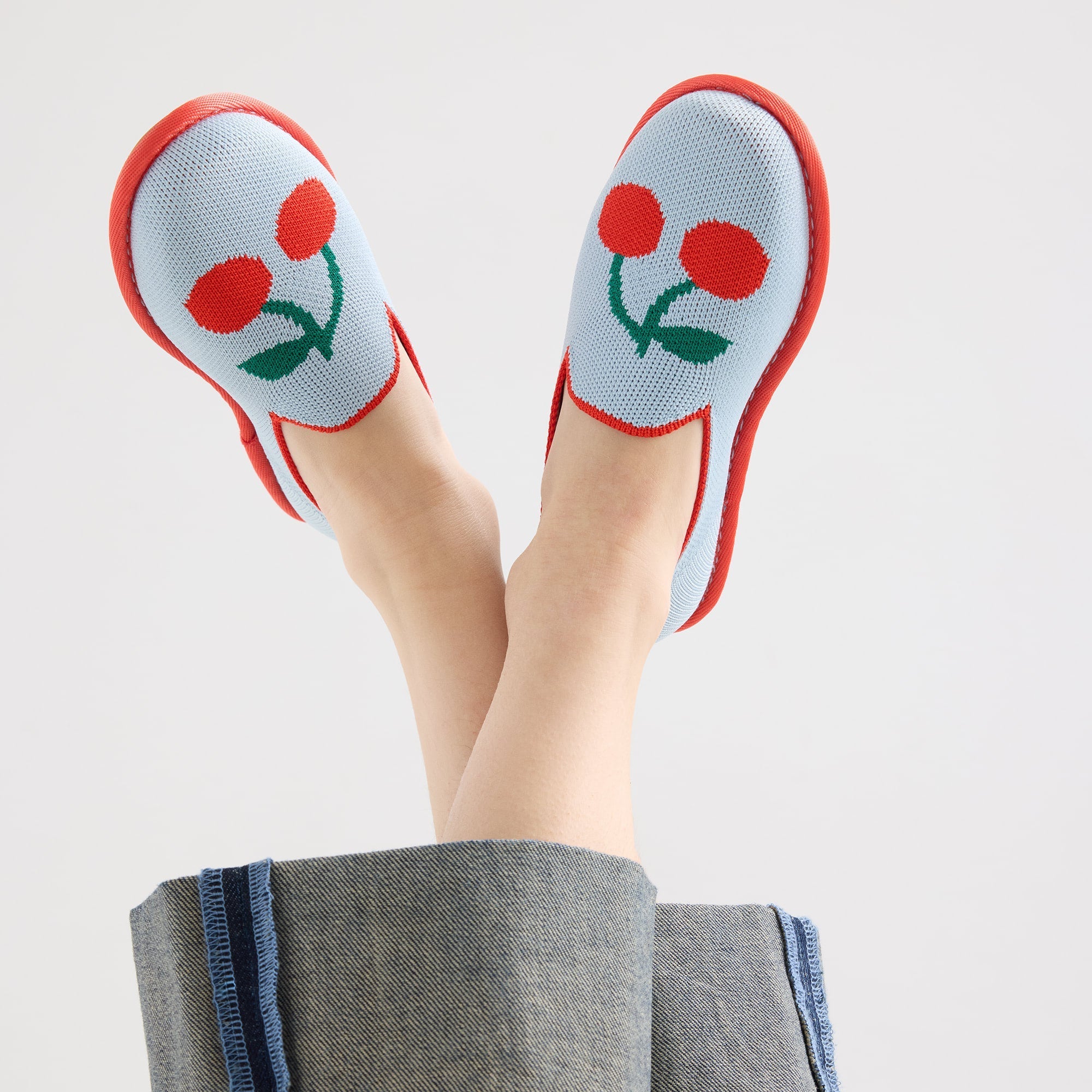 The Mini Loafer (for Kids) - Cherry Blue