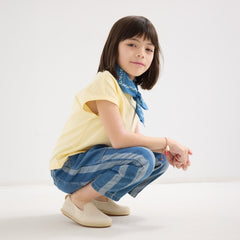 The Mini Loafer (for Kids) - Cream Puff Stripe