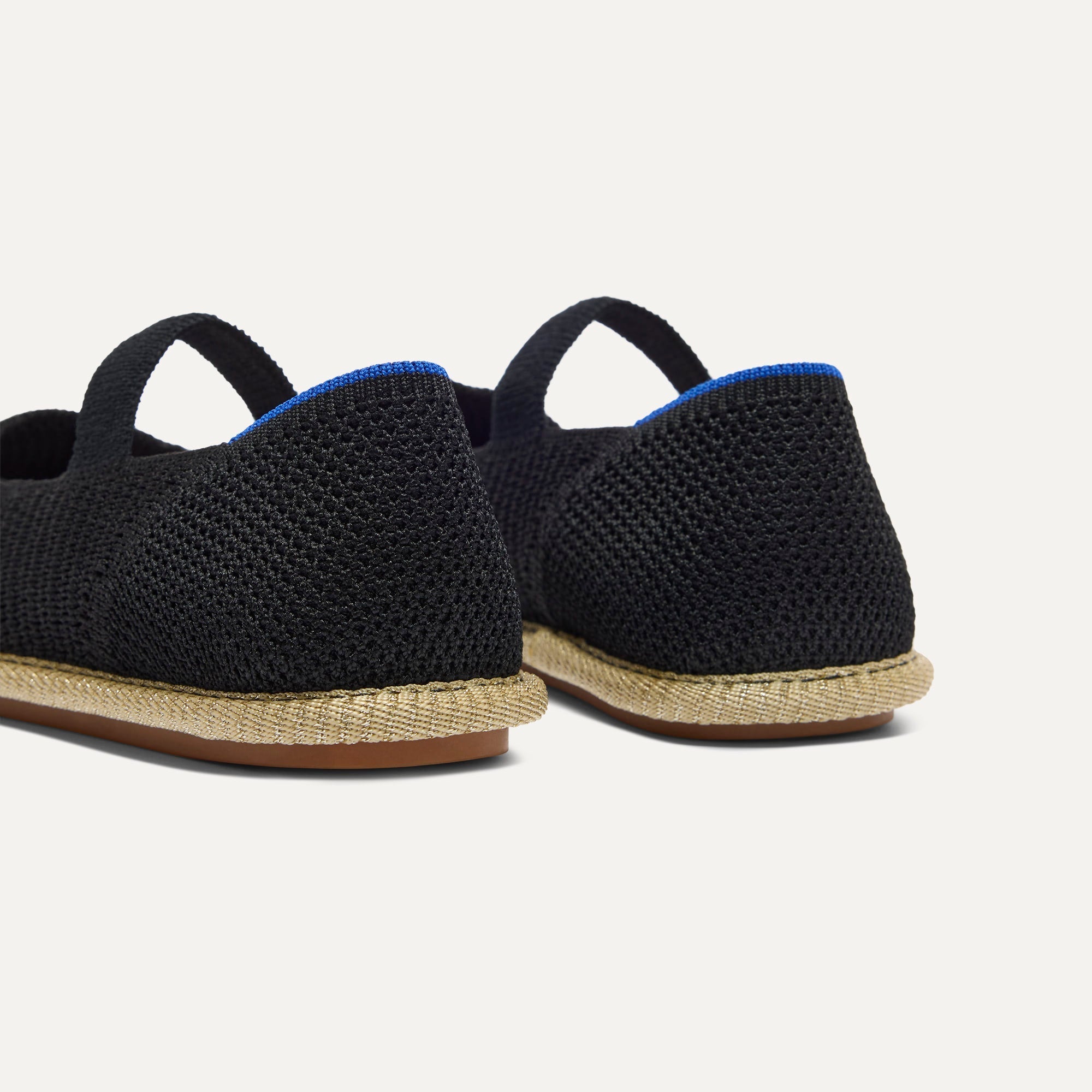 The Mini Mary Jane (for Kids) - Black Raffia-Knit