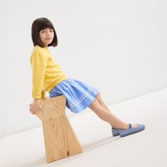 The Mini Mary Jane (for Kids) - Blueberry Stripe
