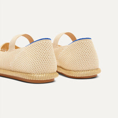 The Mini Mary Jane (for Kids) - Opal Raffia-Knit