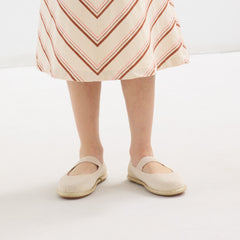 The Mini Mary Jane (for Kids) - Opal Raffia-Knit