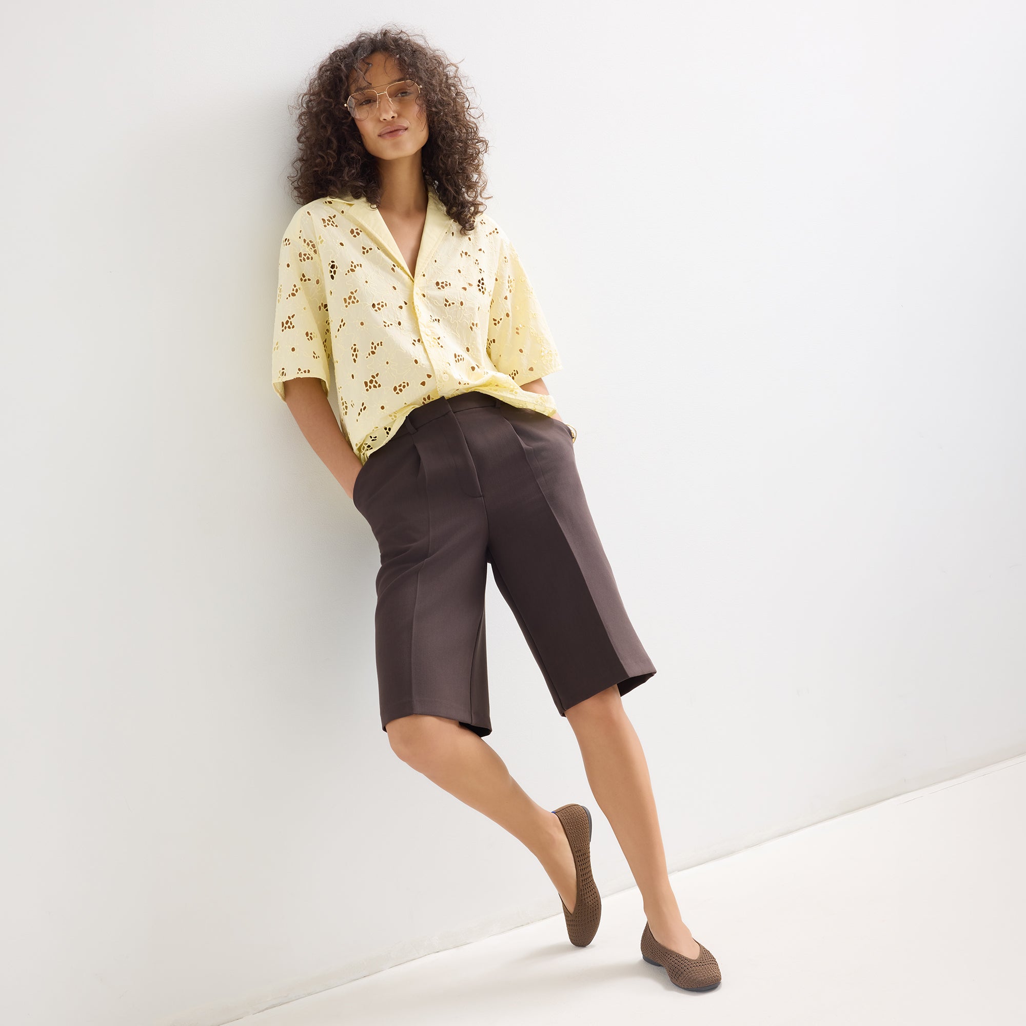 The Max Square Ballerina - Cinnamon Mesh