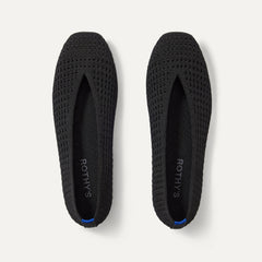 The Max Square Ballerina - Black Mesh